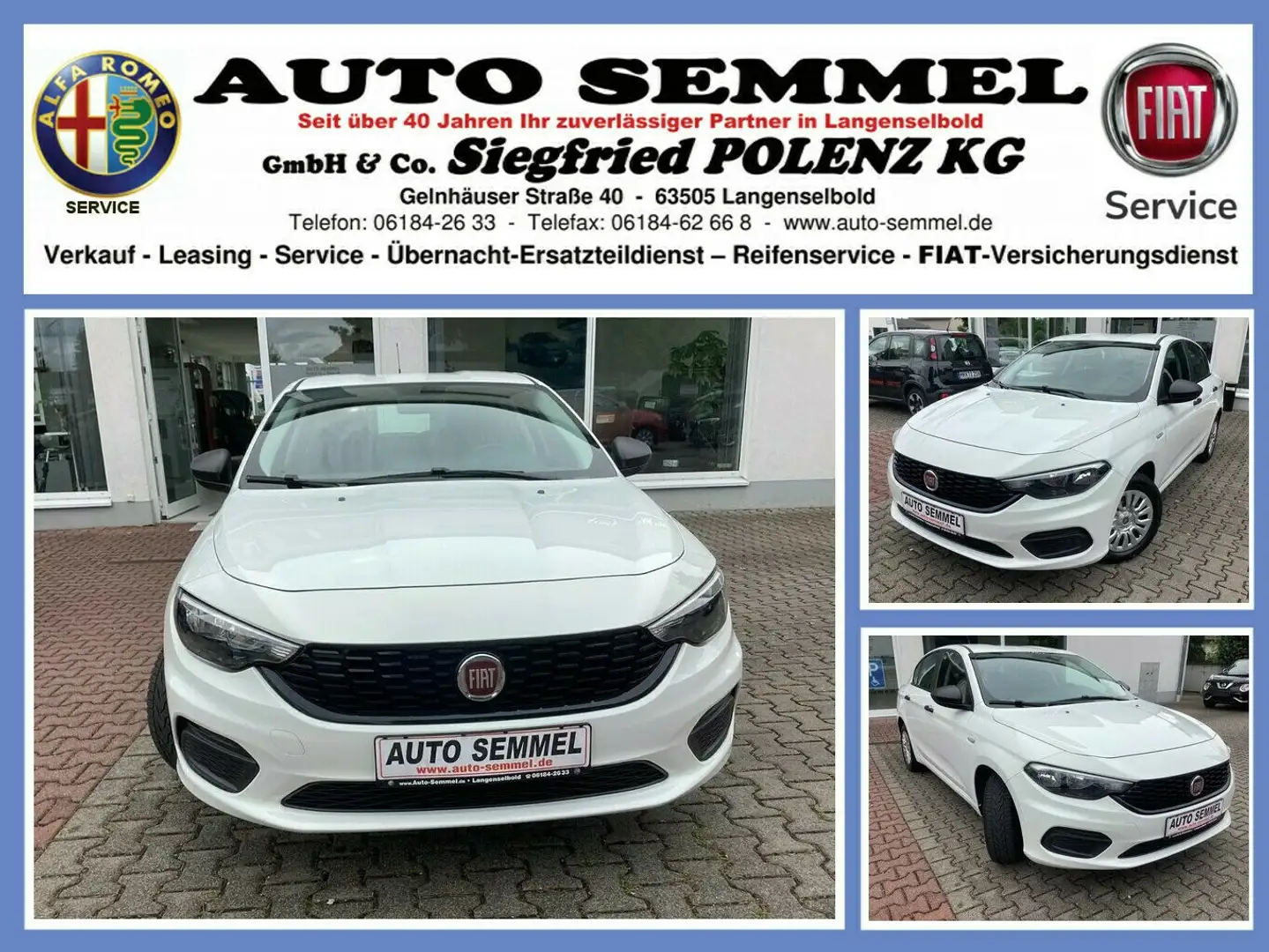 Fiat Tipo 1.4 16V Blanc - 1