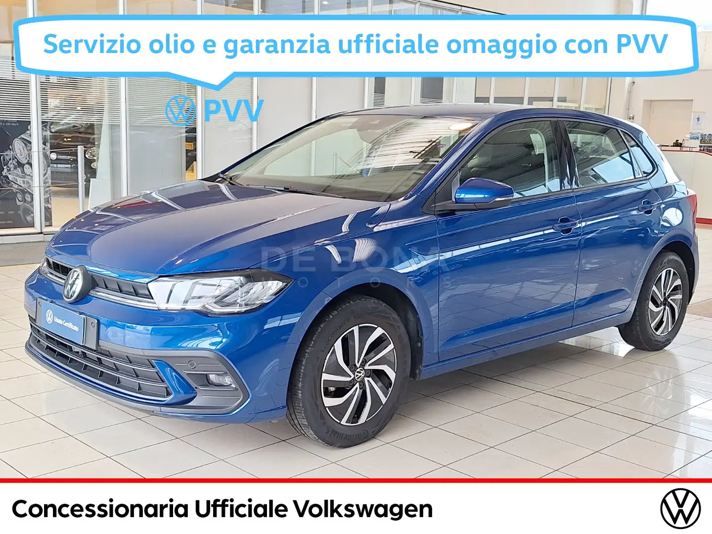 Volkswagen Polo 1.0 tsi life 95cv dsg Blauw - 1