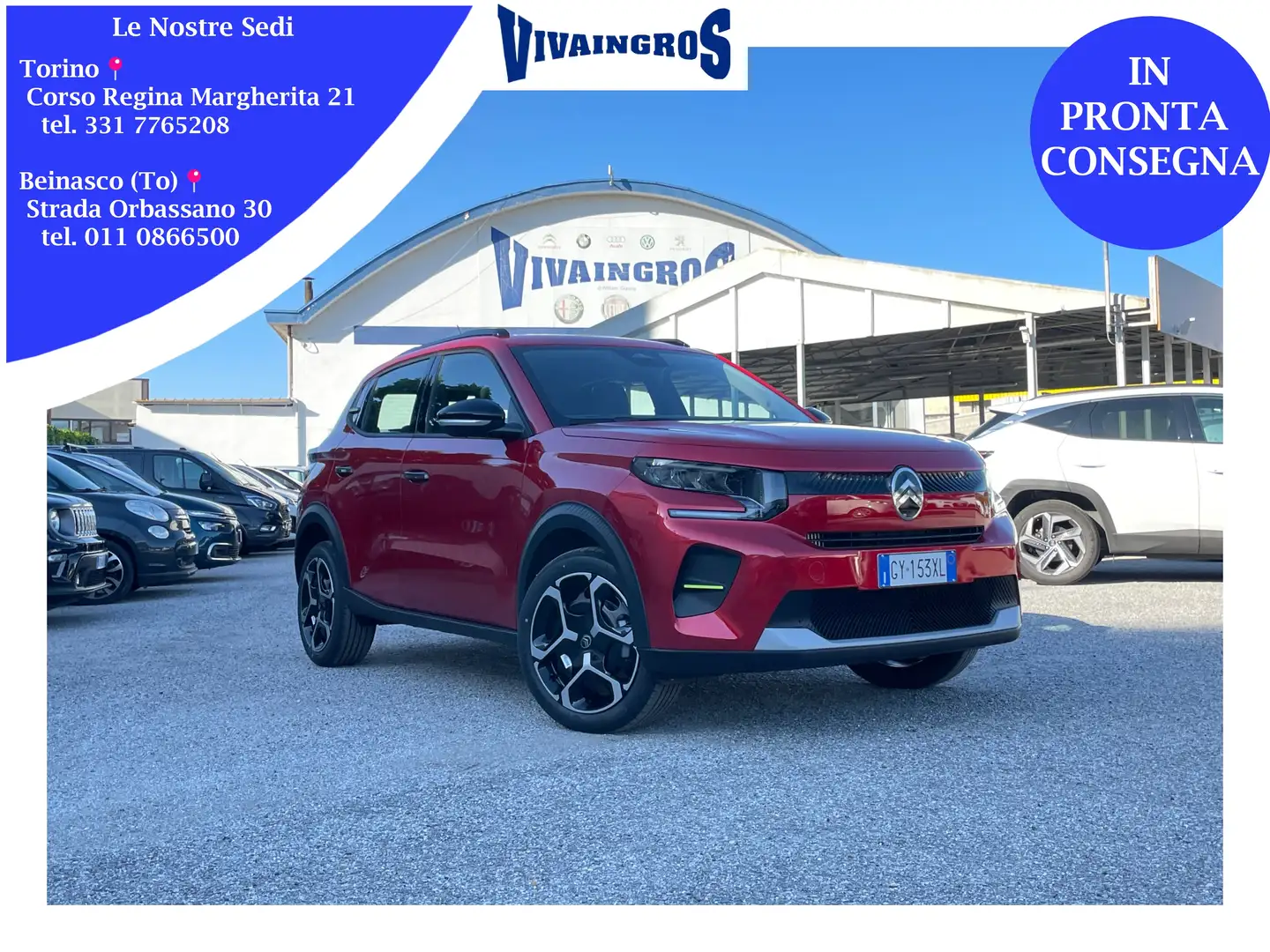 Citroen C3 1.2 Puretech Turbo 100CV Plus / IN PRONTA CONSEGNA Rood - 1