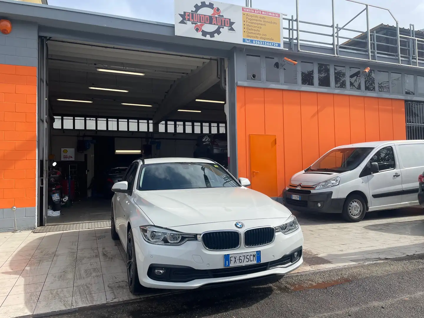 BMW 320 320d Touring xdrive Msport auto garanzia 12-24mesi Bianco - 1