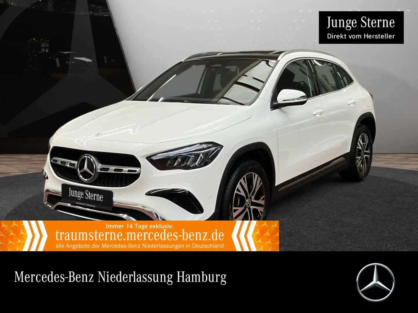 Mercedes-Benz GLA 250 e PROGRESSIVE+PANO+AHK+LED+KAMERA+TOTW+8G Weiß - 1