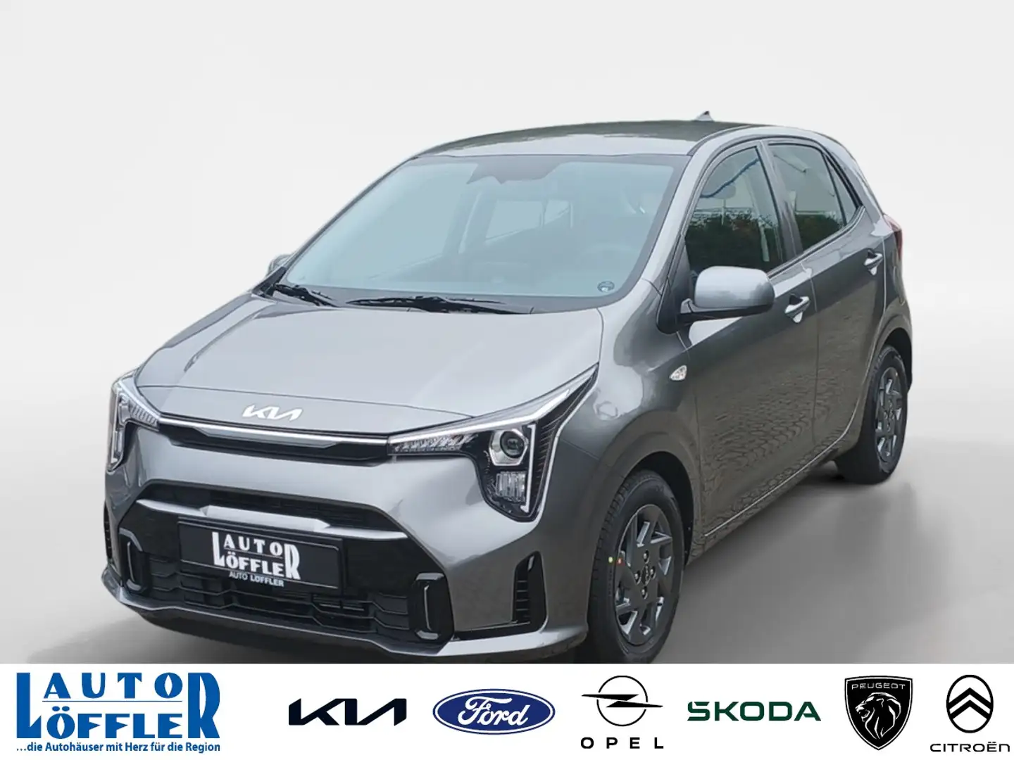 Kia Picanto Vision 1.0 PDCH´ RFK´ SHZ´ TEMPO´ NAVI´ Klima Grau - 1