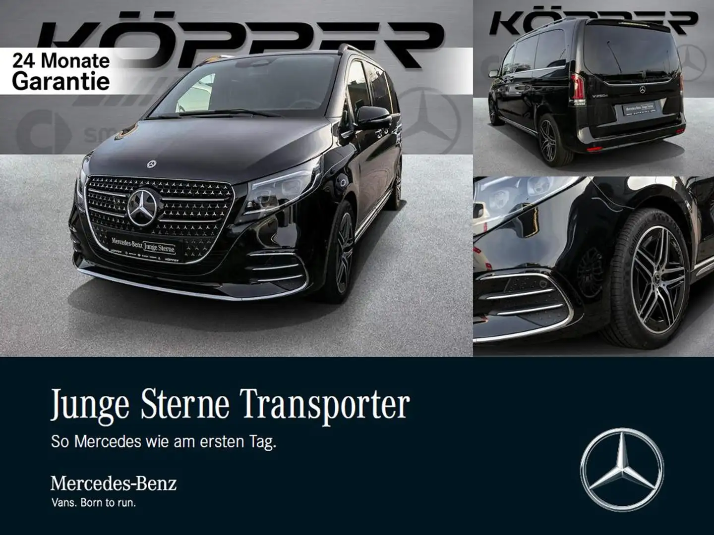 Mercedes-Benz V 250 d AMG K AHK Leder Kamera Distro Avantgarde Noir - 1