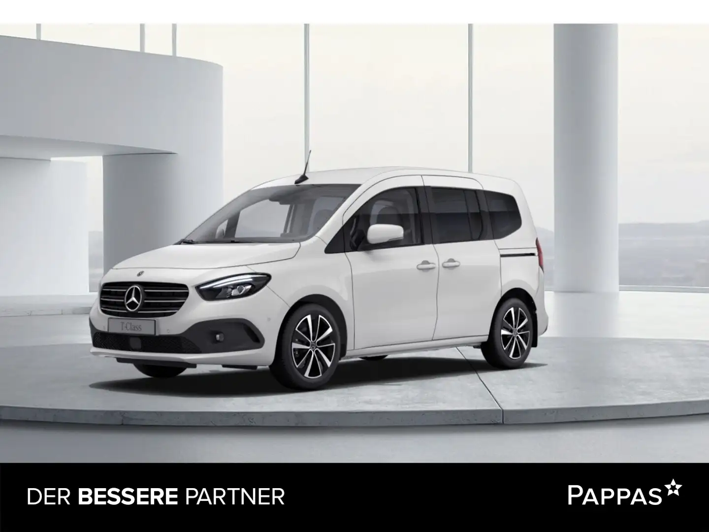 Mercedes-Benz T-Klasse T 180 d Standard LED PTS Navi SHZ Cam Weiß - 1