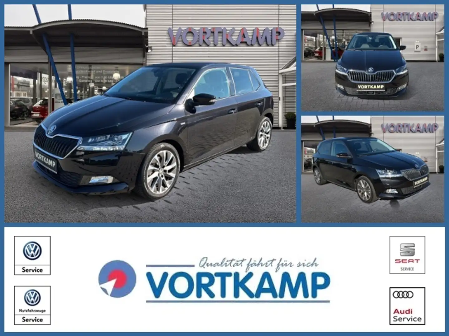 Skoda Fabia Clever DSG Kamera/LED/ACC Zwart - 1
