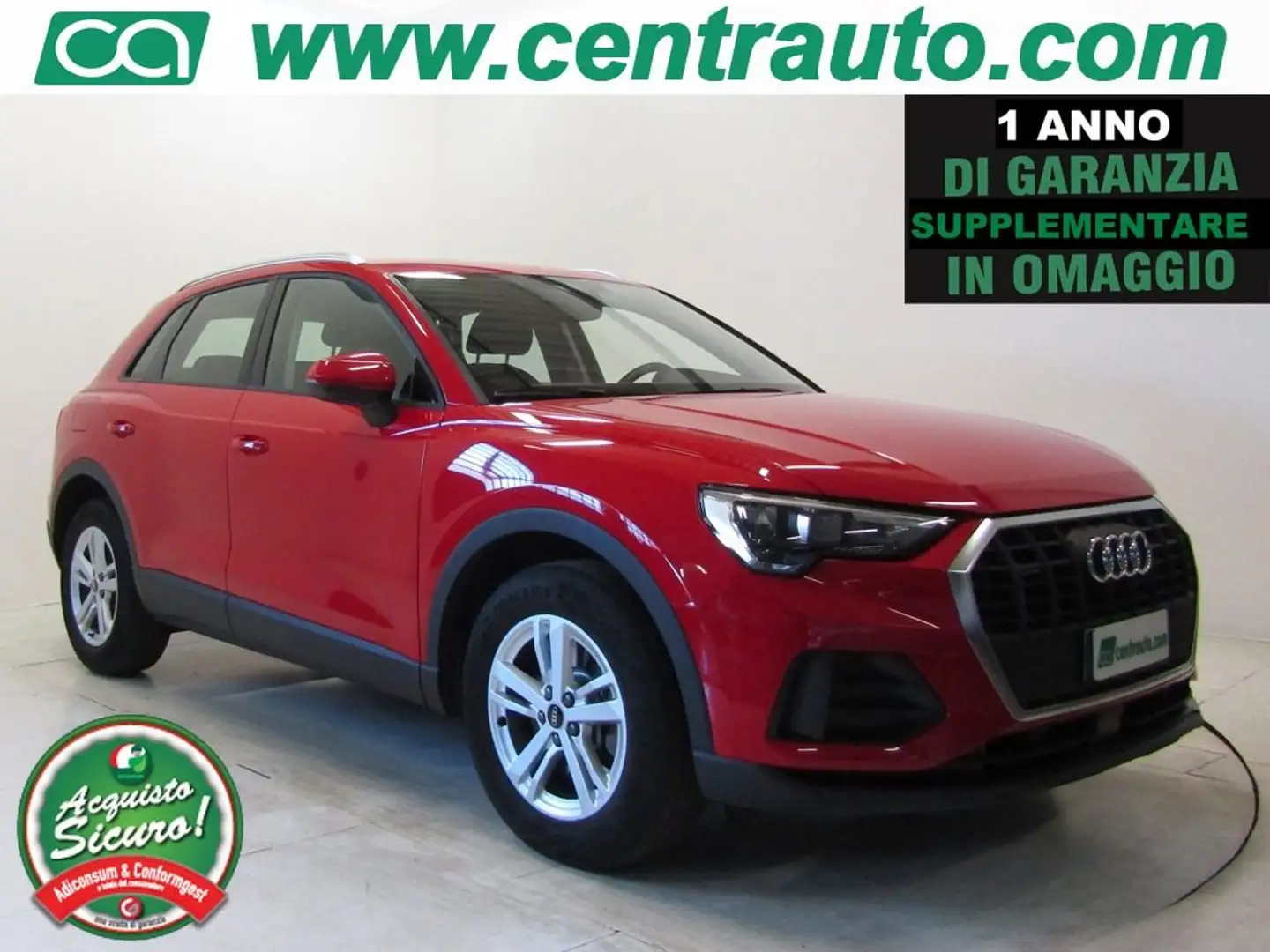 Audi Q3 40 TFSI 2.0 TFSI quattro S tronic Business Rosso - 1