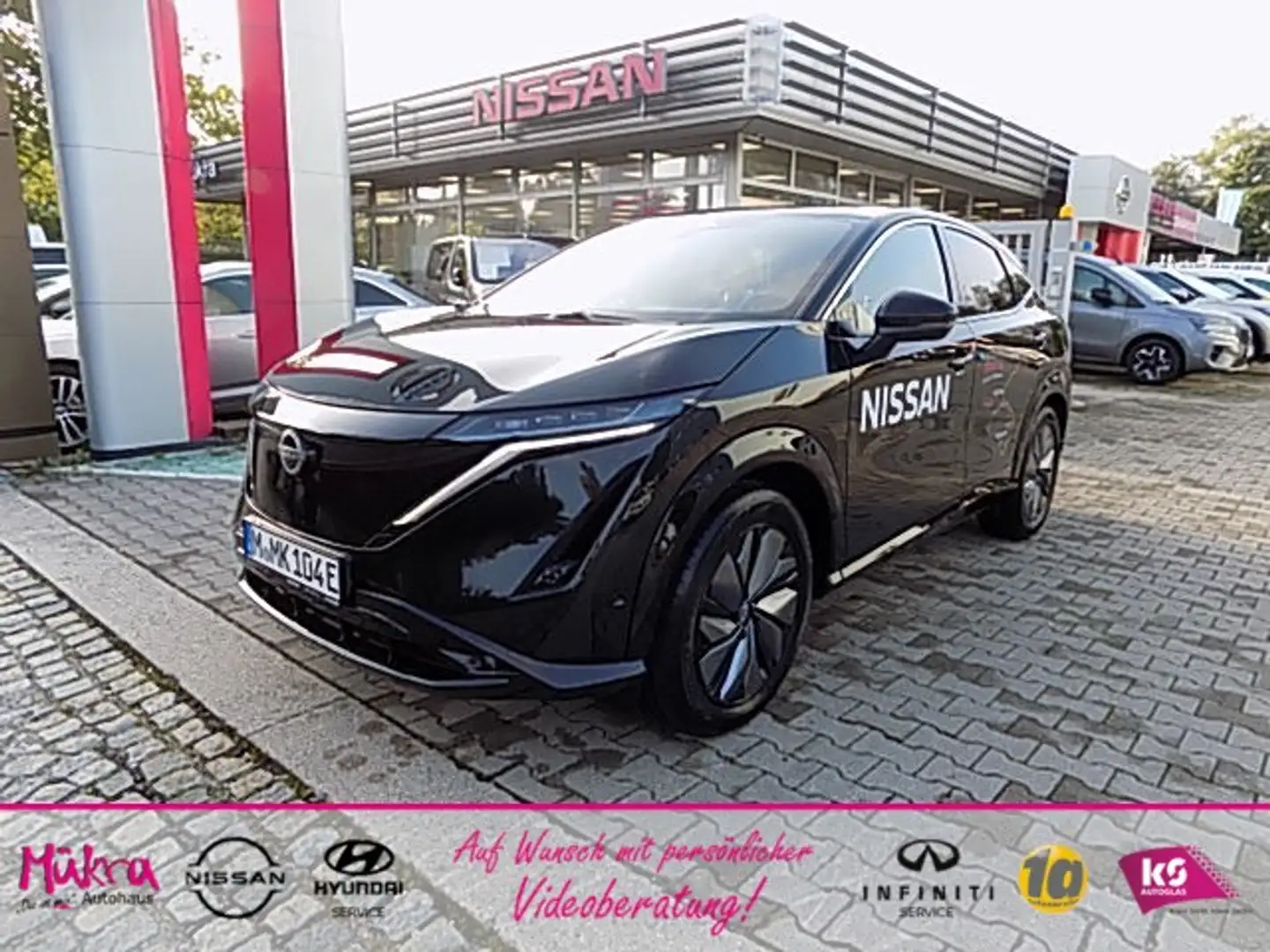 Nissan Ariya FE0A Evolve Pack 218PS 63kWh, OBC, HuD, Bose PSS, Schwarz - 1
