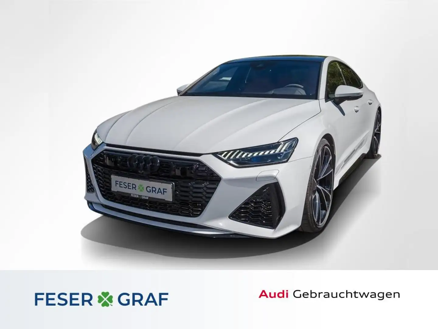 Audi RS7 Laser/RS-AgA/Vmax305/Keramik/Pano/Standhzg Weiß - 1
