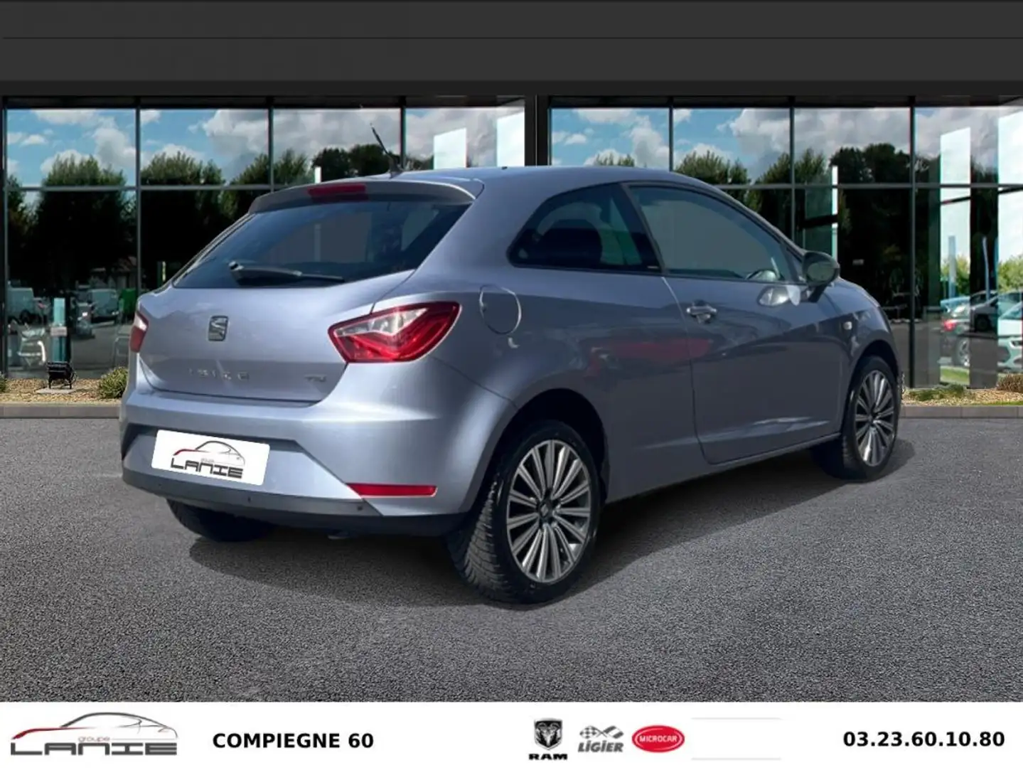 SEAT Ibiza SC 1.2 TSI 90 ch Connect Gris - 2