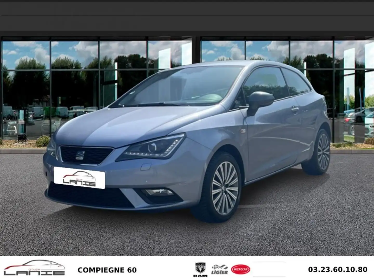 SEAT Ibiza SC 1.2 TSI 90 ch Connect Gris - 1