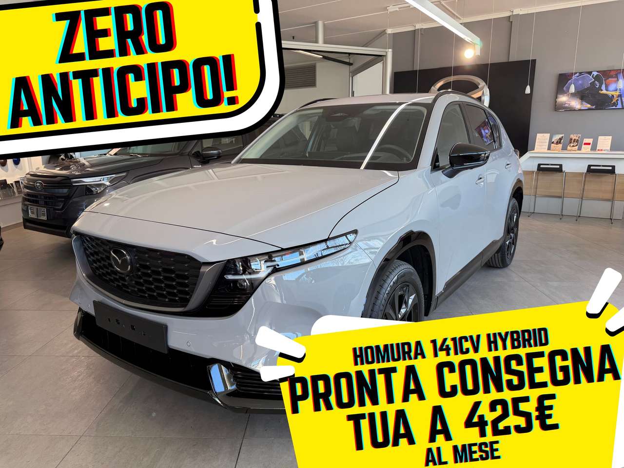 Mazda CX-5 2026 HOMURA 141CV AT ZERO ANTICIPO 425€ AL MESE