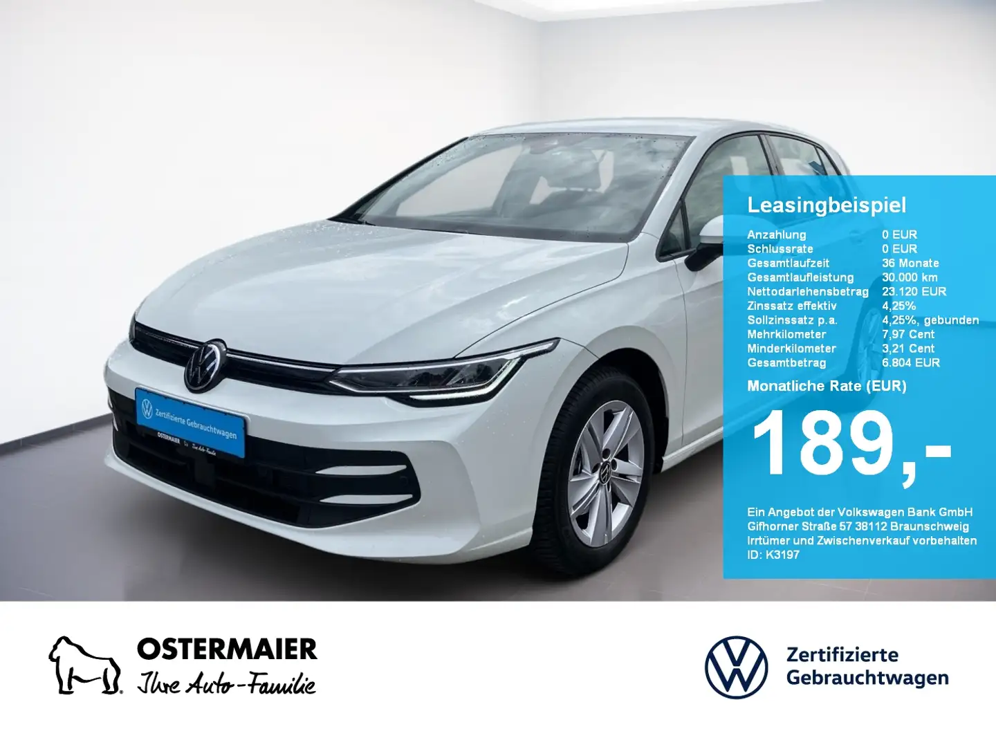 Volkswagen Golf VIII LIFE 1.5TSI 116PS 5J-G LED.STDHZG.ACC.2xPDC.S Alb - 1