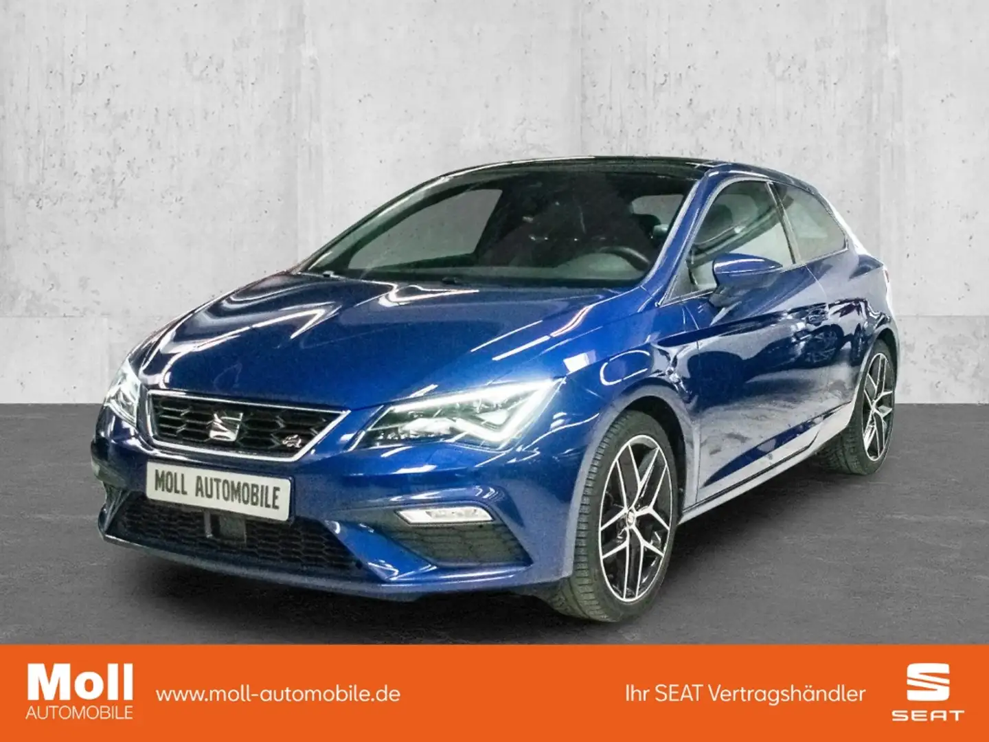 SEAT Leon FR Winter-Paket-LED-ALCANTARA-Paket AD Leder digit Kék - 1