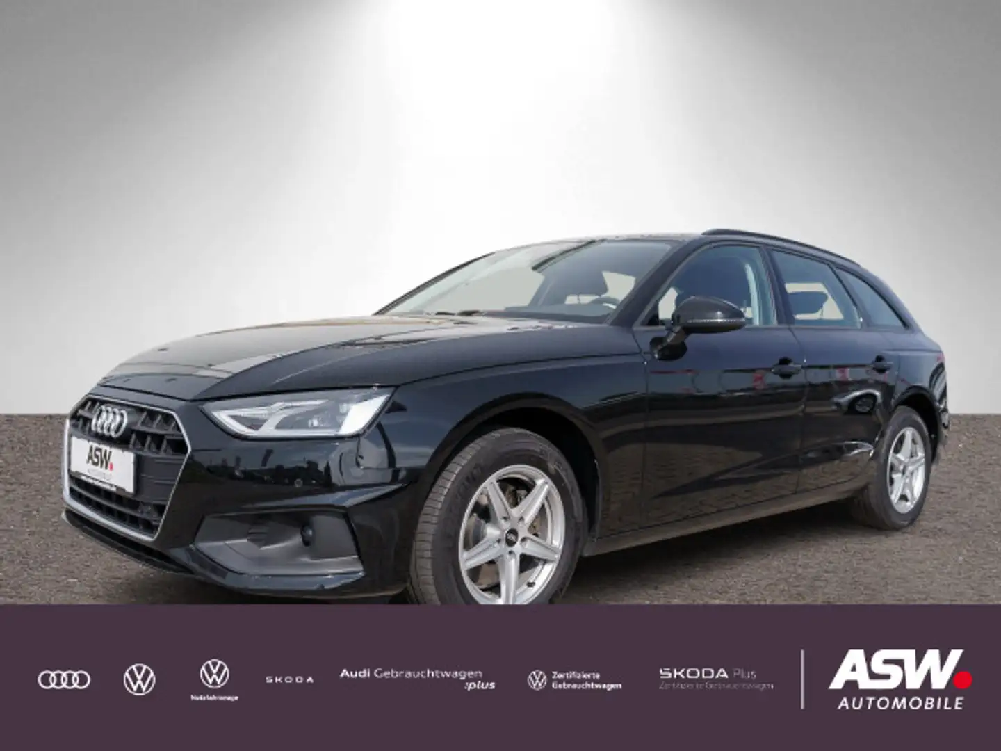 Audi A4 30TDI Stronic LED Navi RFK ACC VC Zwart - 1