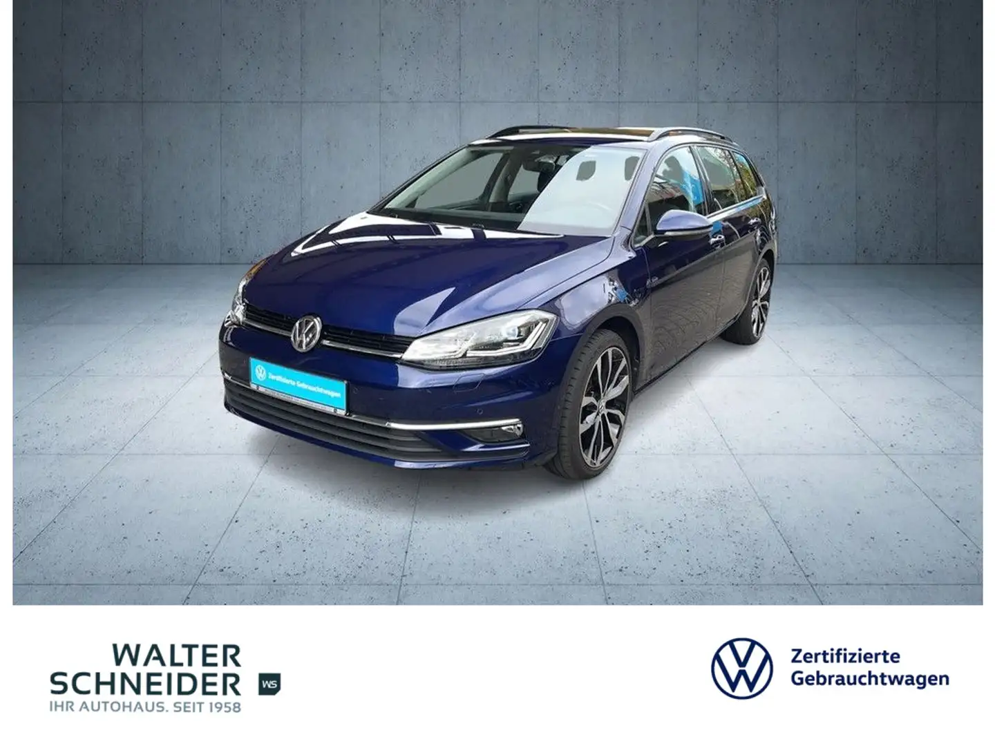 Volkswagen Golf Variant Golf VII Variant 1.5 TSI Comfortline Navi LED Azul - 1