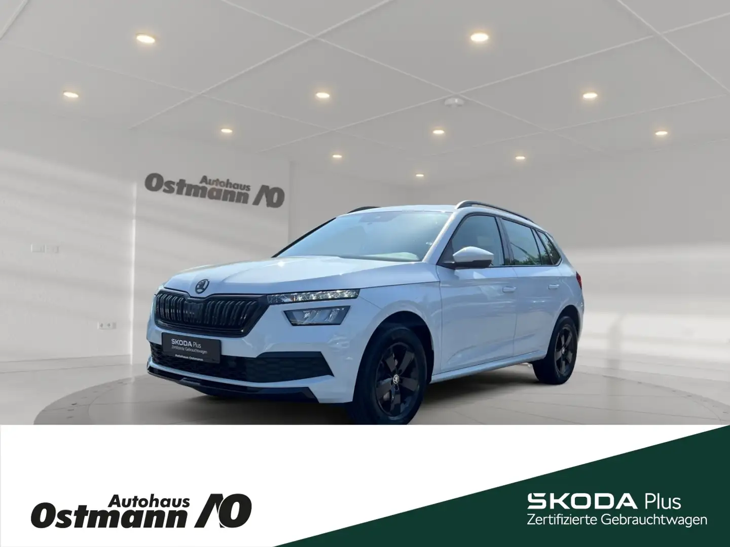 Skoda Kamiq Cool&Sound 70kw TSI *AHK*LED*SHZ*SmartLink* Weiß - 1