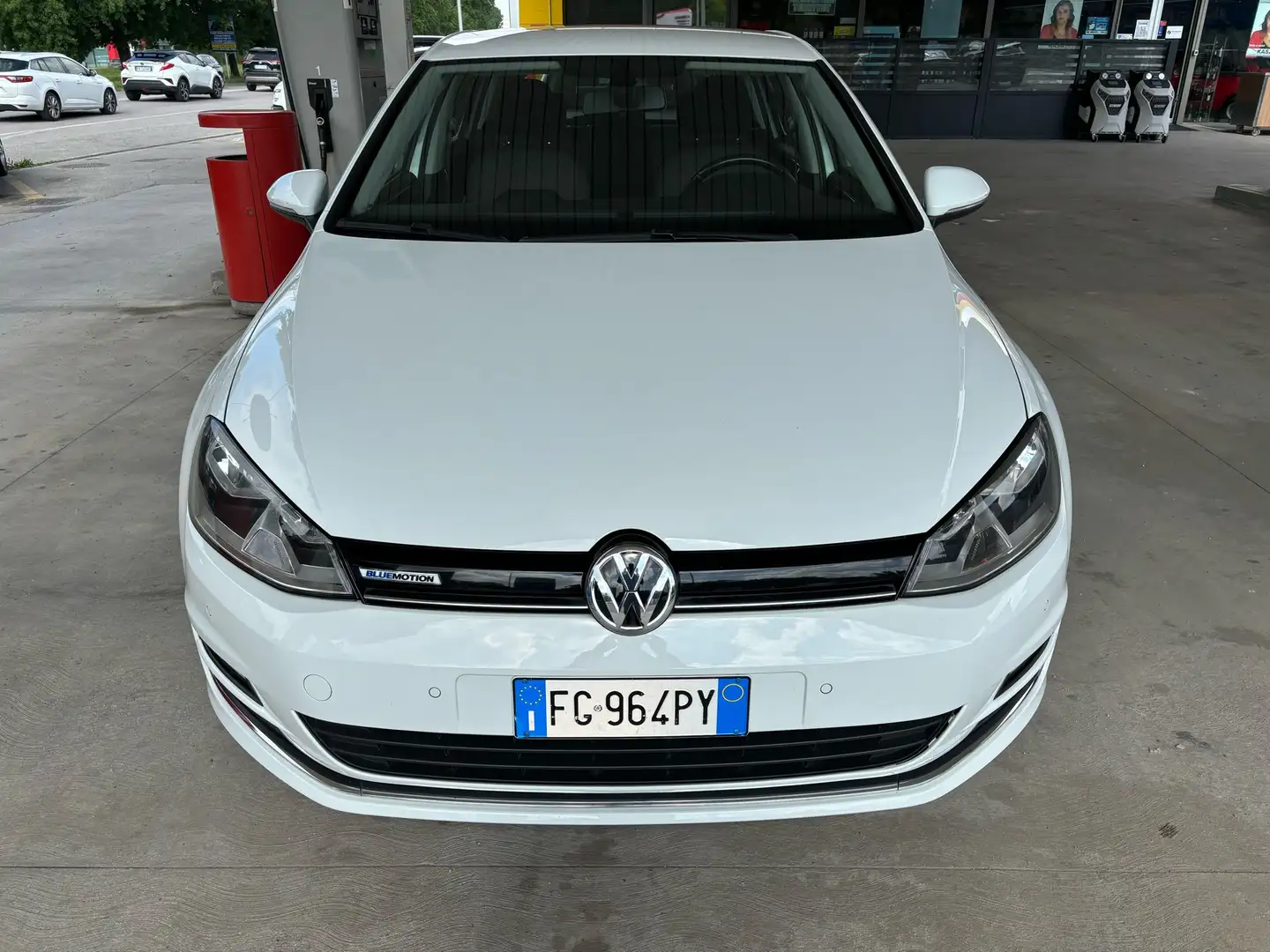 Volkswagen Golf 5p 1.4 tgi Highline Dsg Weiß - 1
