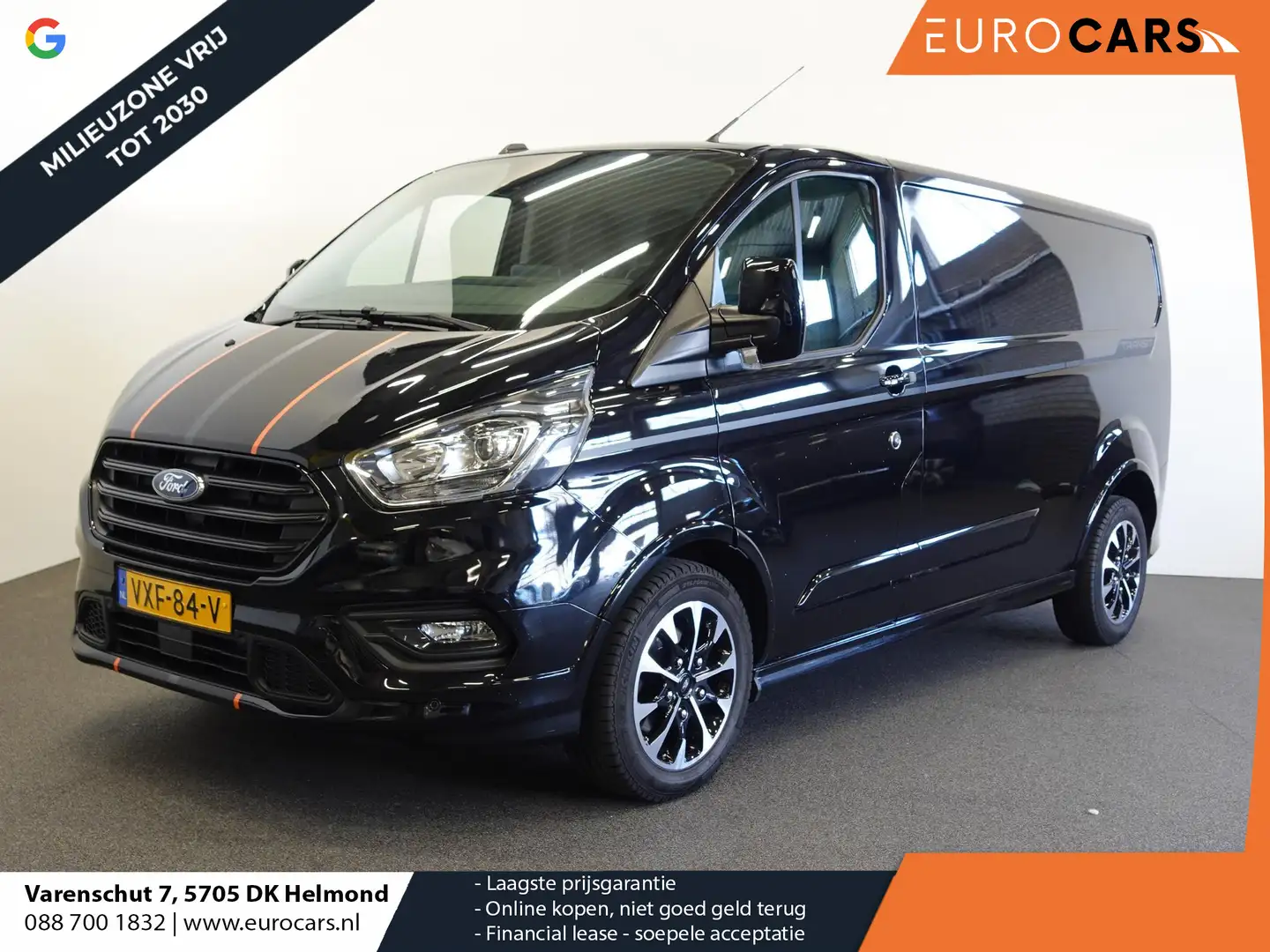 Ford Transit Custom 320 2.0 TDCI L2H1 Sport 185PK Automaat Airco Cruis Noir - 1