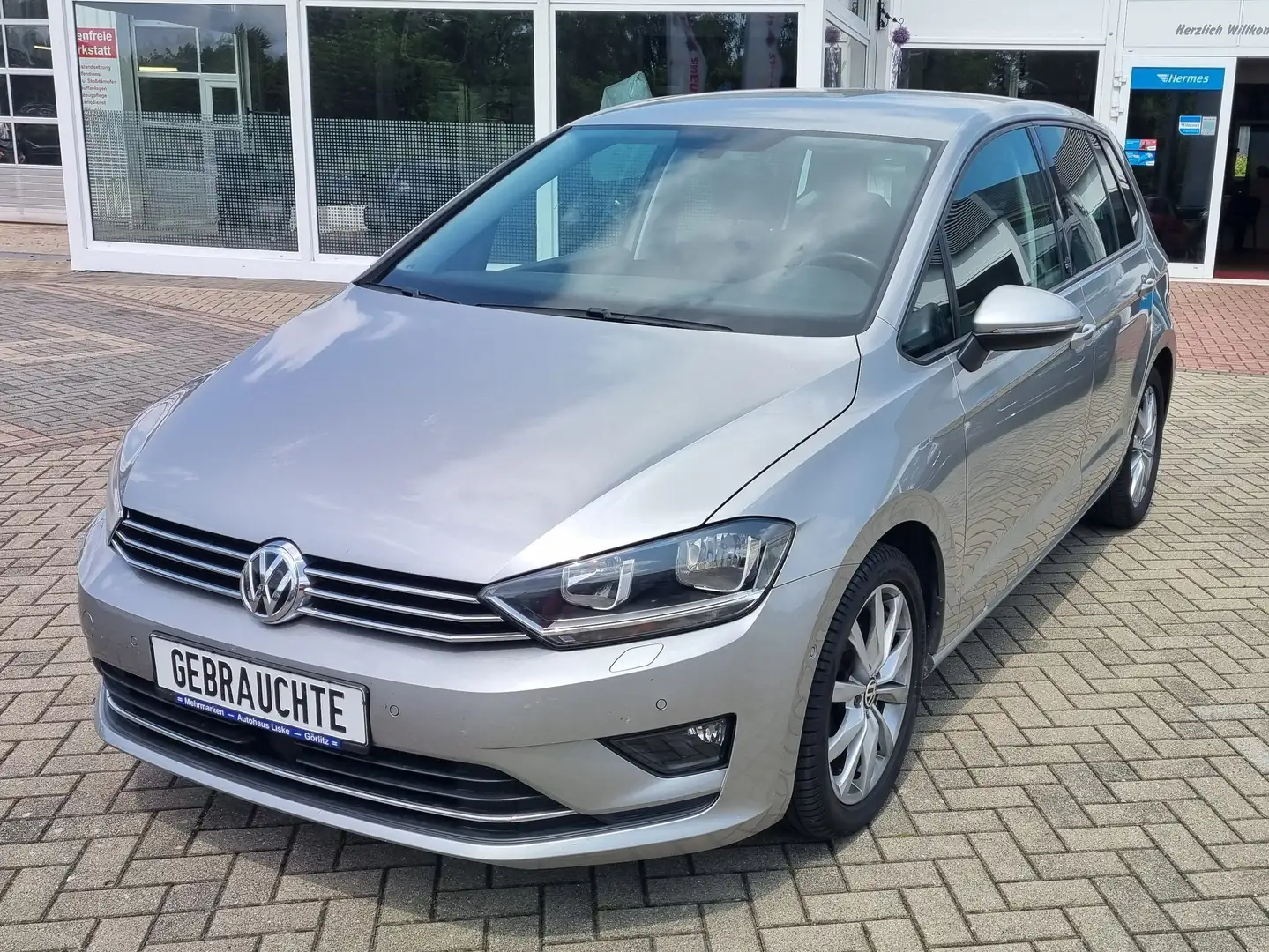 Volkswagen Golf Sportsvan BMT /NAVI/KLIMA/TFL/NSW/LMF/BC/MFL/PDC/BC/ Zilver - 2
