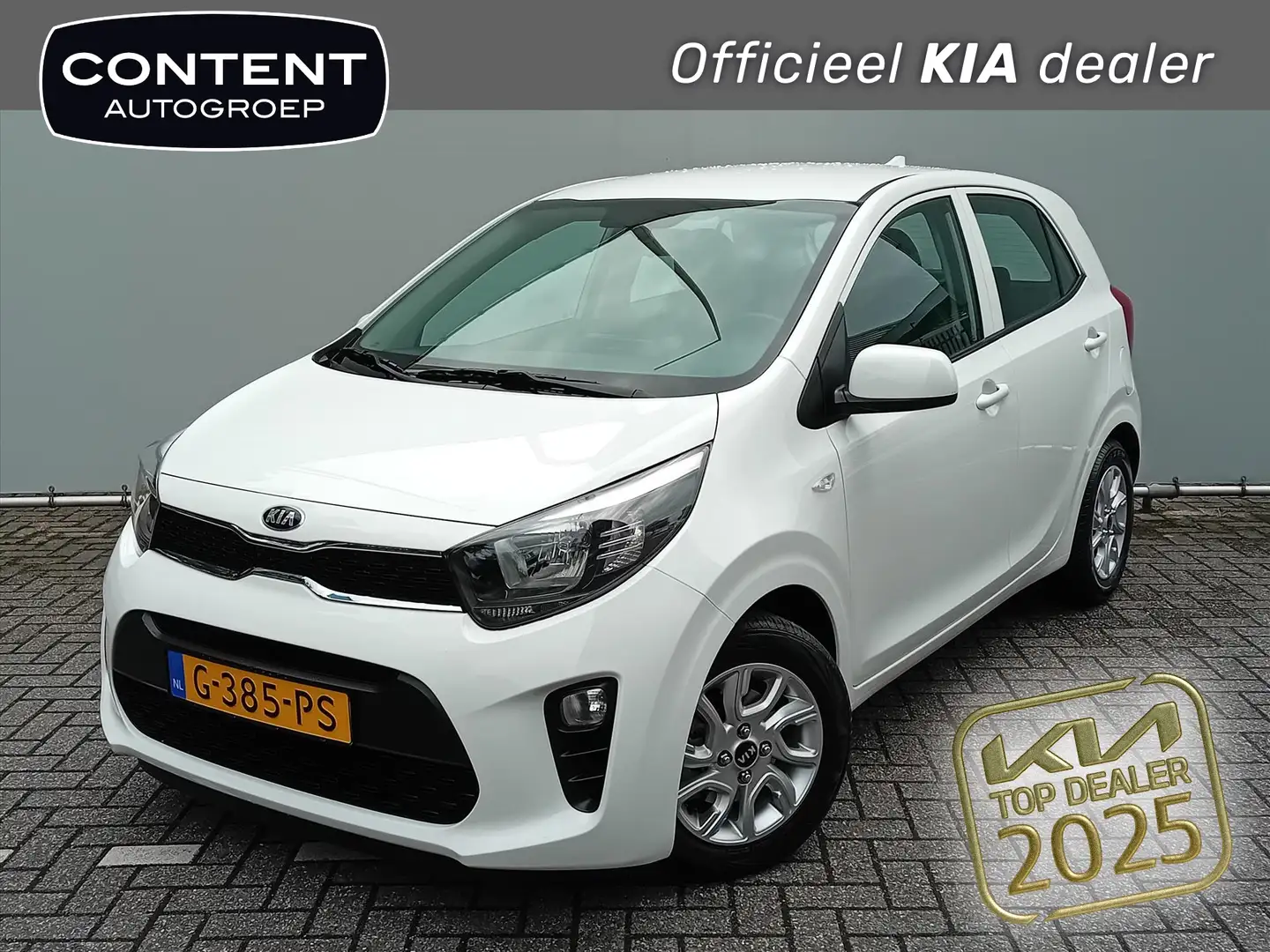 Kia Picanto 1.0 MPi 67pk DynamicLine Blanc - 1