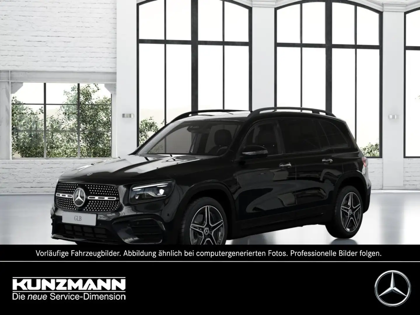 Mercedes-Benz GLB 180 d AMG Night Distronic Burmester AHK 360° Schwarz - 1