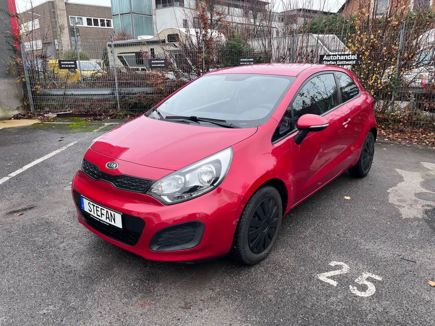 Kia Rio Edition 7, Klima, Tüv Neu Top Auto. Rot - 1