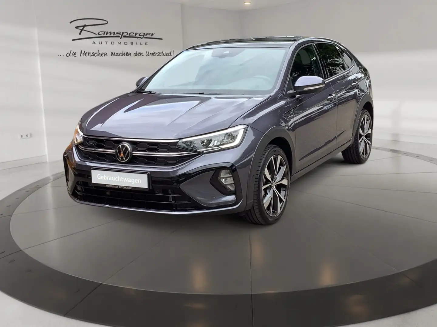 Volkswagen Taigo 1.5 TSI DSG R-Line AHK ACC LED Pano Navi K Grijs - 2