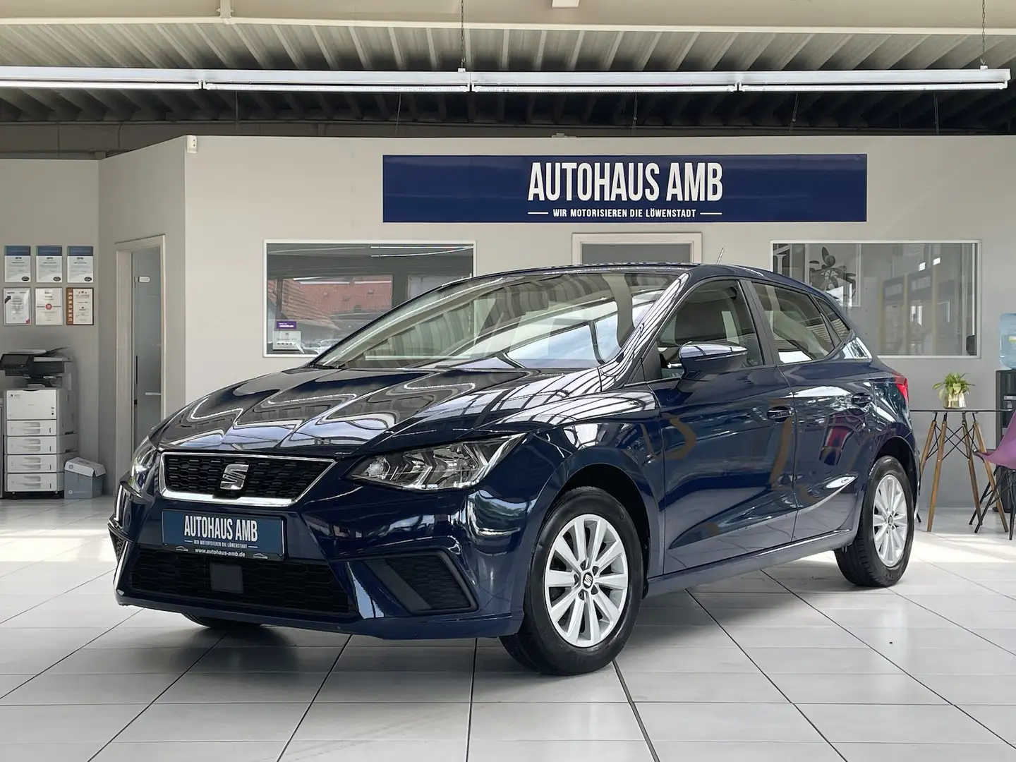 SEAT Ibiza 1.0 TSI Style Klima Sitzh. AppConnect GRA Blau - 1