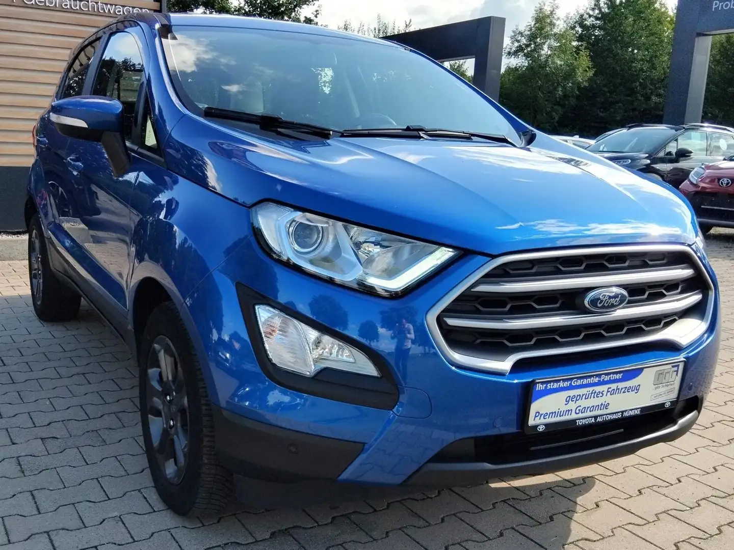 Ford EcoSport Automatik, AHK, Winterpaket, EPH Blau - 2