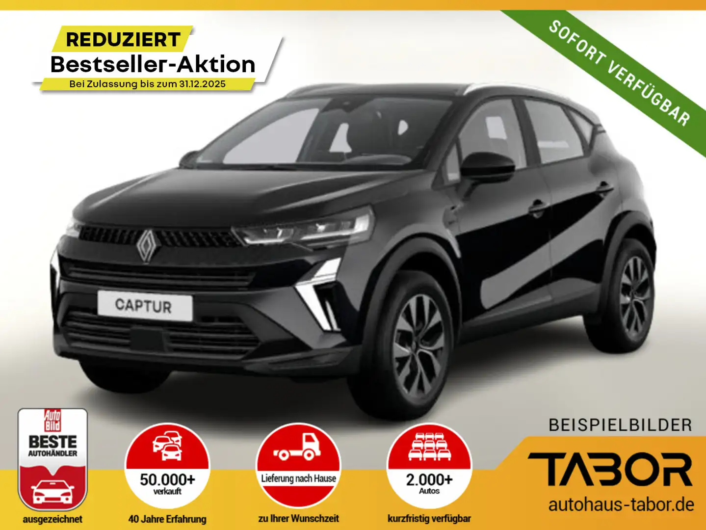 Renault Captur CAPTUR Evolution TCe 100 LPG SHZ PDC Nav Schwarz - 1