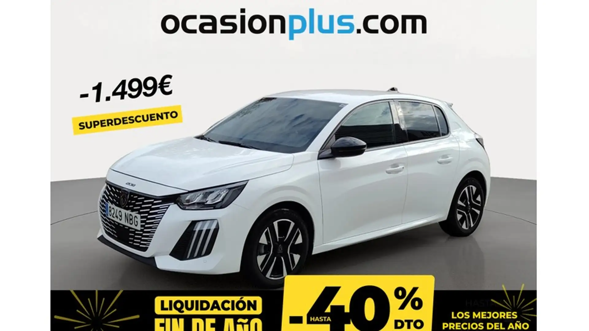 Peugeot 208 1.2 Puretech S&S Allure 100 Blanc - 1