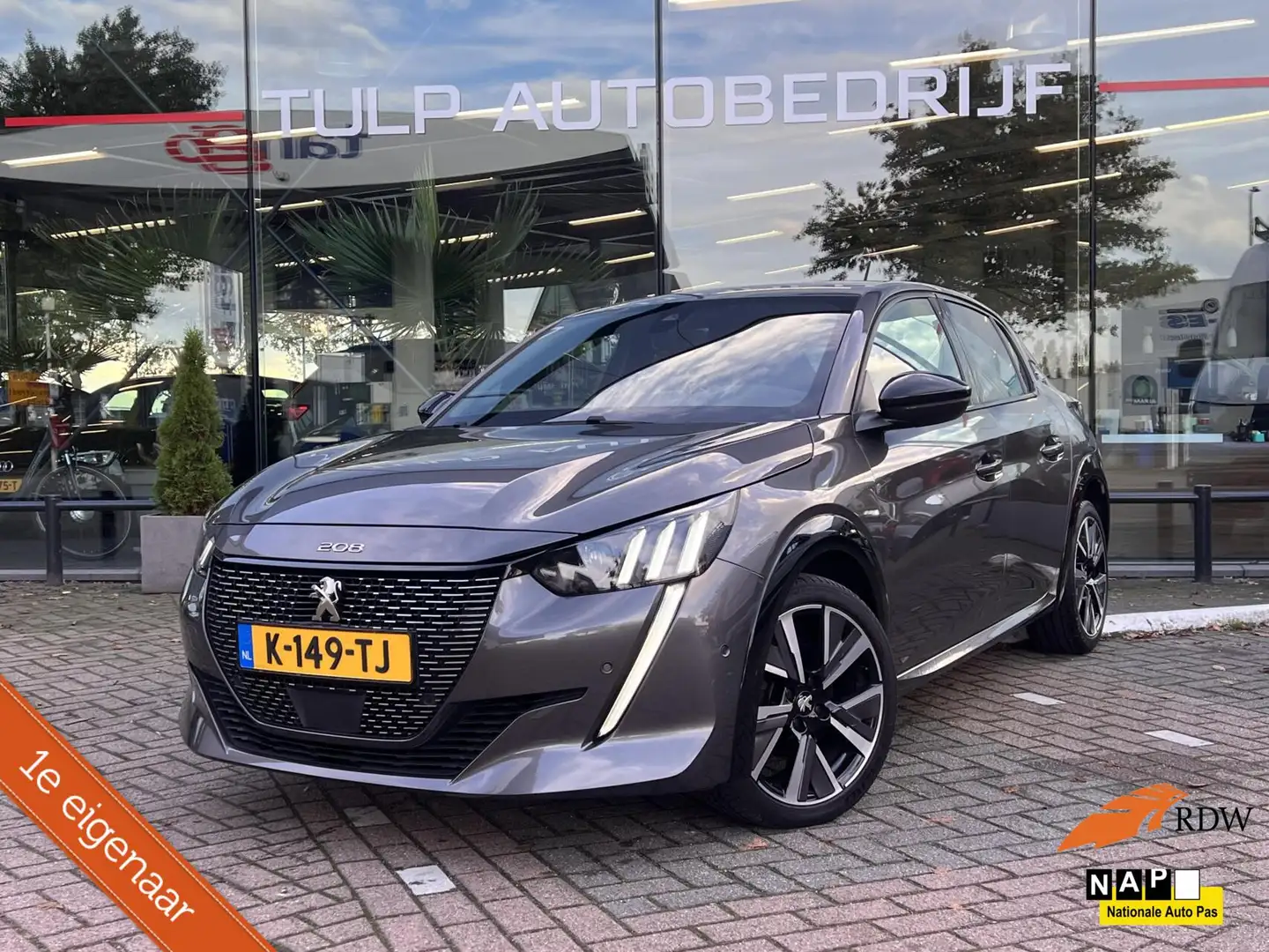 Peugeot 208 1.2 PureTech GT Vele opties Topstaat 1e eig NAP Grijs - 1