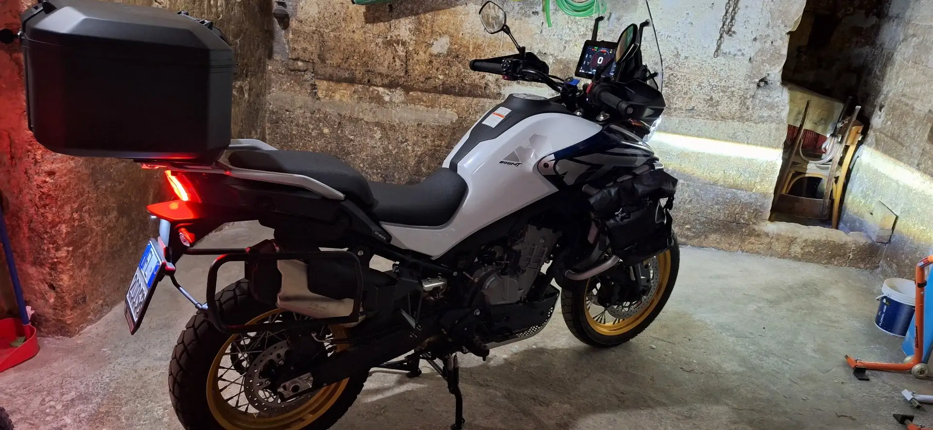 CFMOTO 800 MT explore, valigie shad terra Bianco - 2