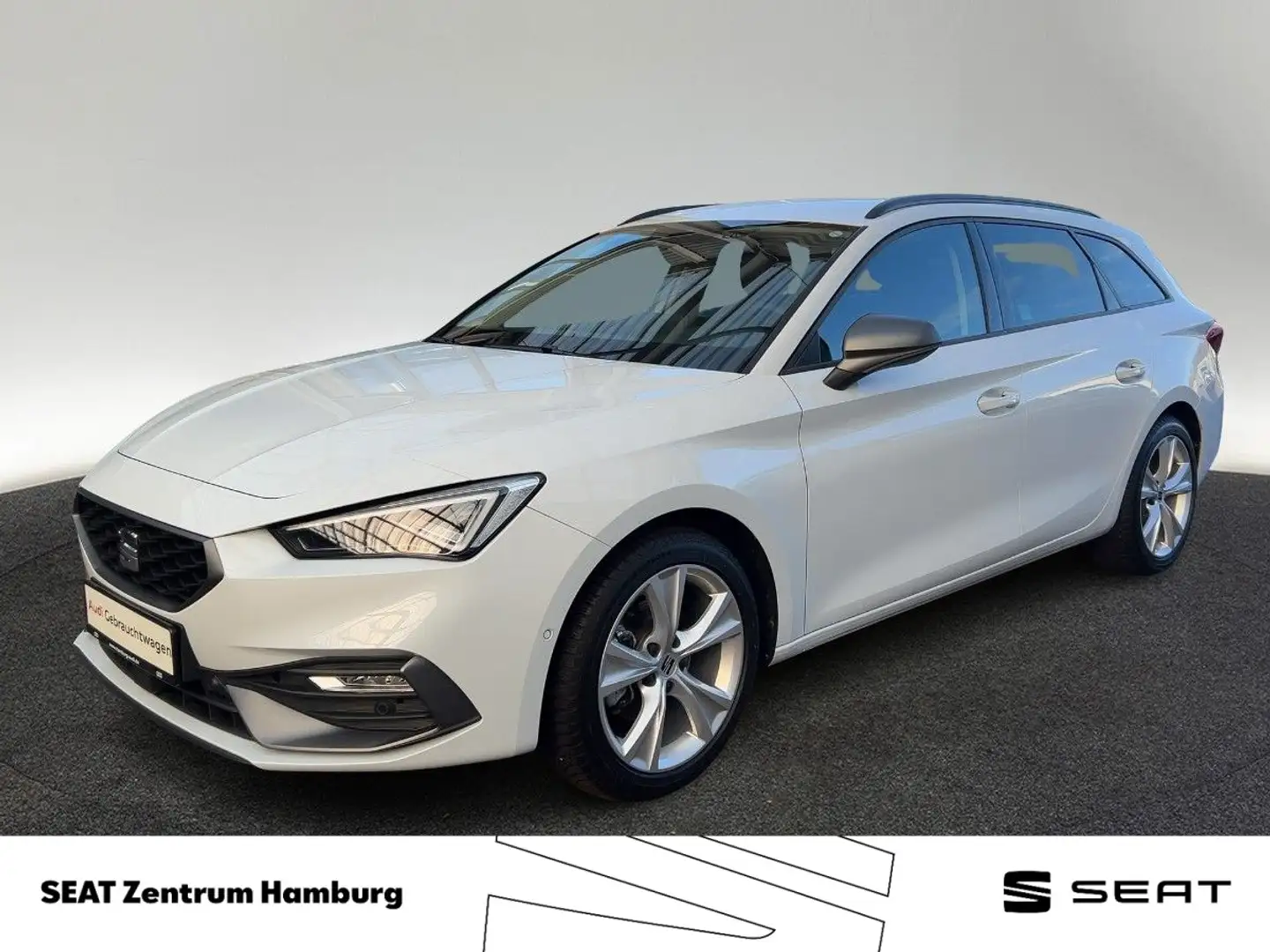 SEAT Leon Sportstourer 1.5 eTSI DSG Matrix Navi Kamer Weiß - 1