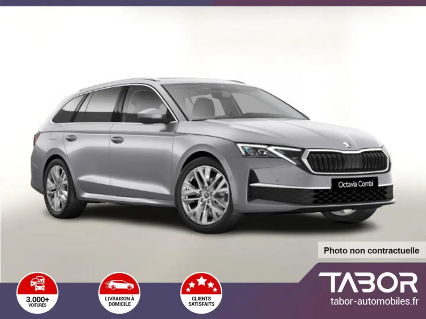 Skoda Octavia Combi eTSI 150 DSG Selec Canton Argent - 1