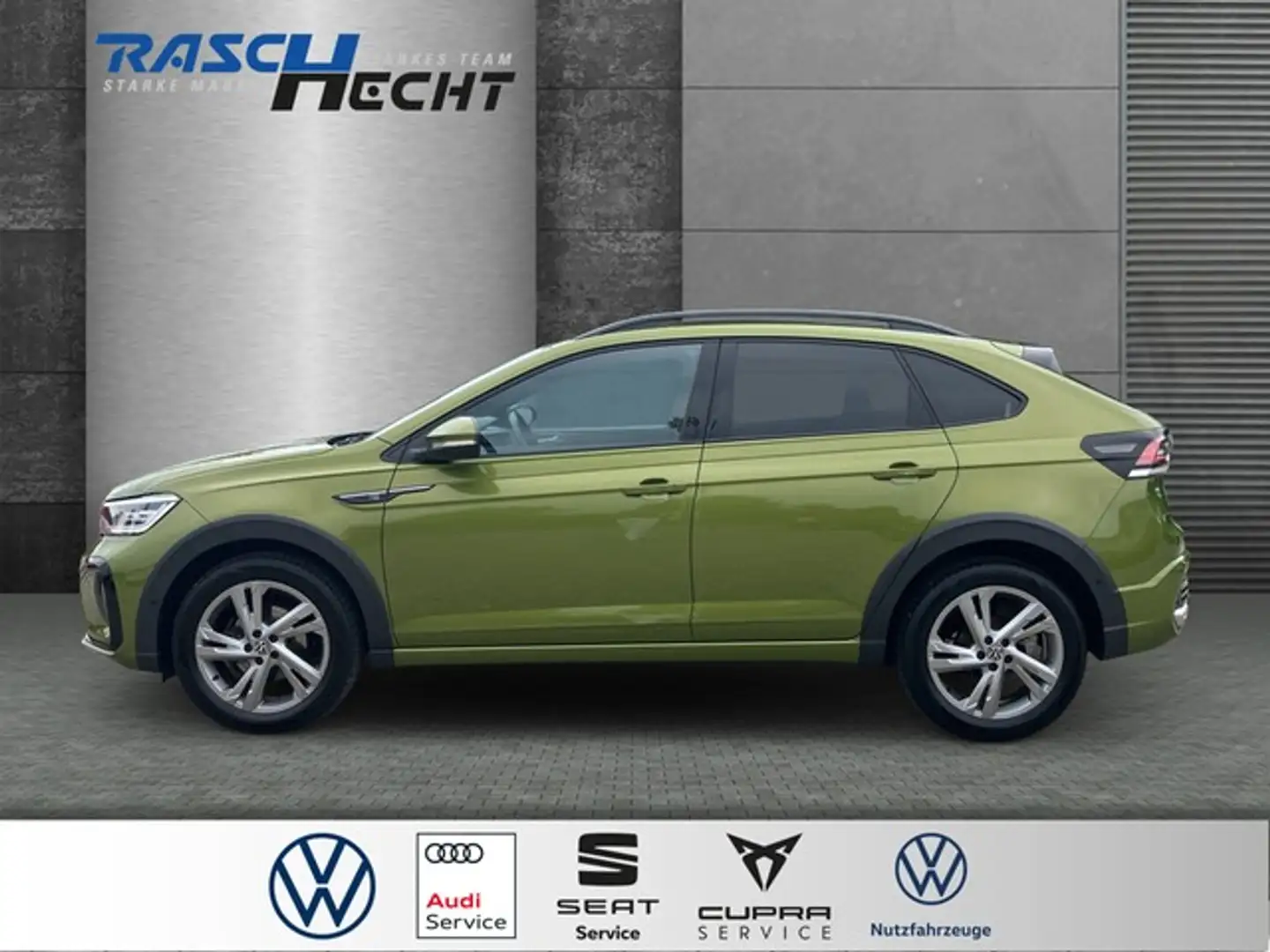 Volkswagen Taigo R-Line 1.0 TSI DSG*LED*NAVI*SHZ* Grün - 2