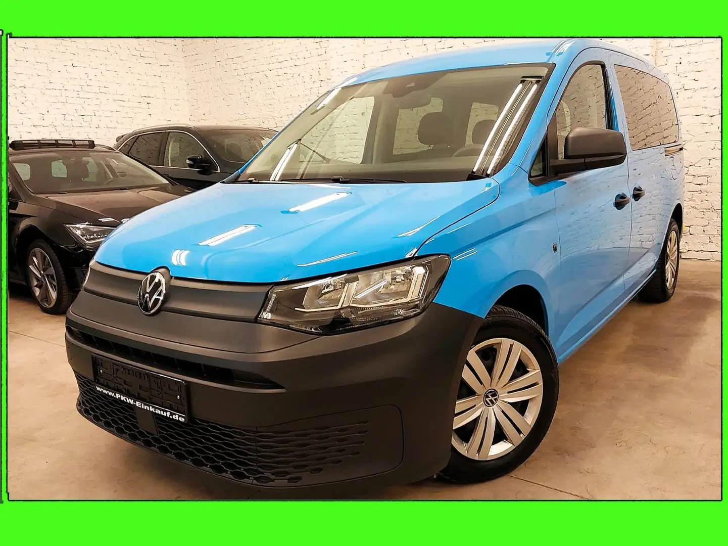Volkswagen Caddy Maxi TDI Kombi 61oookm Sitzh. PDC 5-Sitzer Blau - 1
