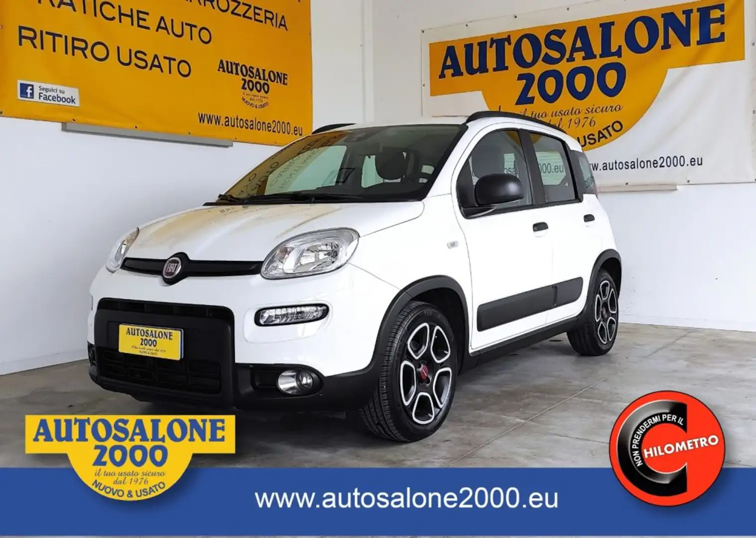 Fiat Panda 1.2 EasyPower City Life PREZZO REALE /NEOPATENTATI Bianco - 1