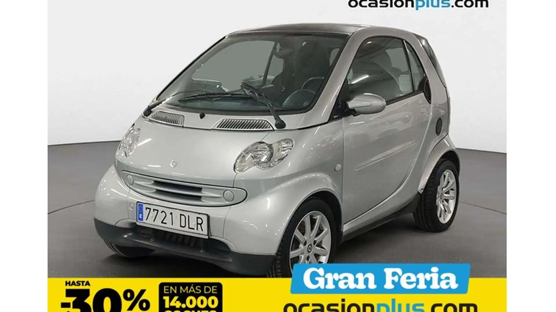 smart forTwo Coupé 45 Passion Aut. Plateado - 1