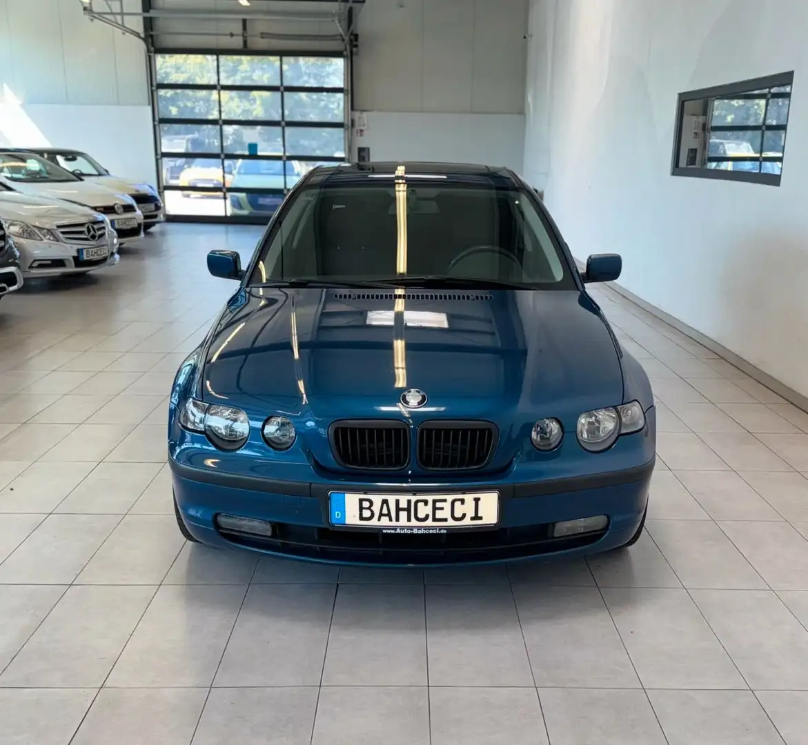 BMW 316 ti Compact*GSD*Klima*el.Fenster*Alu* Blau - 2