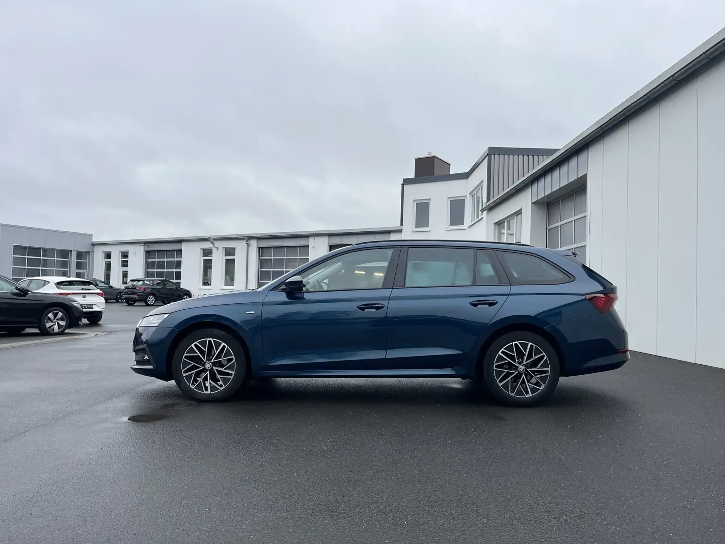 Skoda Octavia Combi 2.0 TDI DSG Clever 150€ m. 20% Anzahlung A Blau - 2