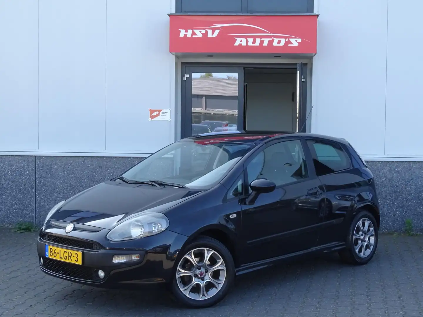 Fiat Punto Evo 1.4 Racing airco LM navi org NL Black - 1