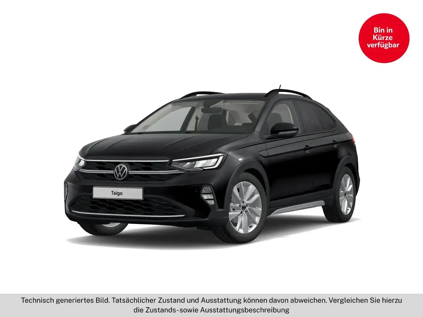 Volkswagen Taigo 1.0 TSI Life ASSIST+AHK+LED+RADAR+RFK+LM Schwarz - 2