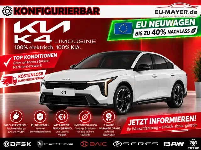 Kia K4 Silver / Festpreisgarantie* | kostenlose Liefer...