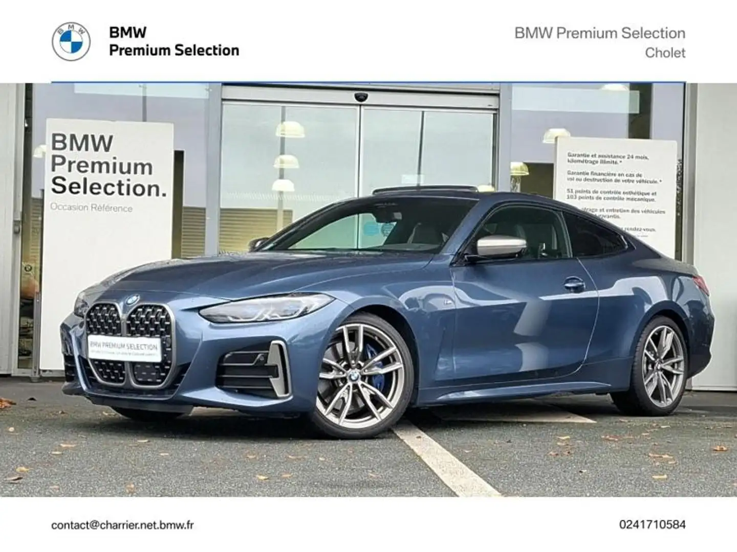 BMW 440 M440iA xDrive 374ch Bleu - 1
