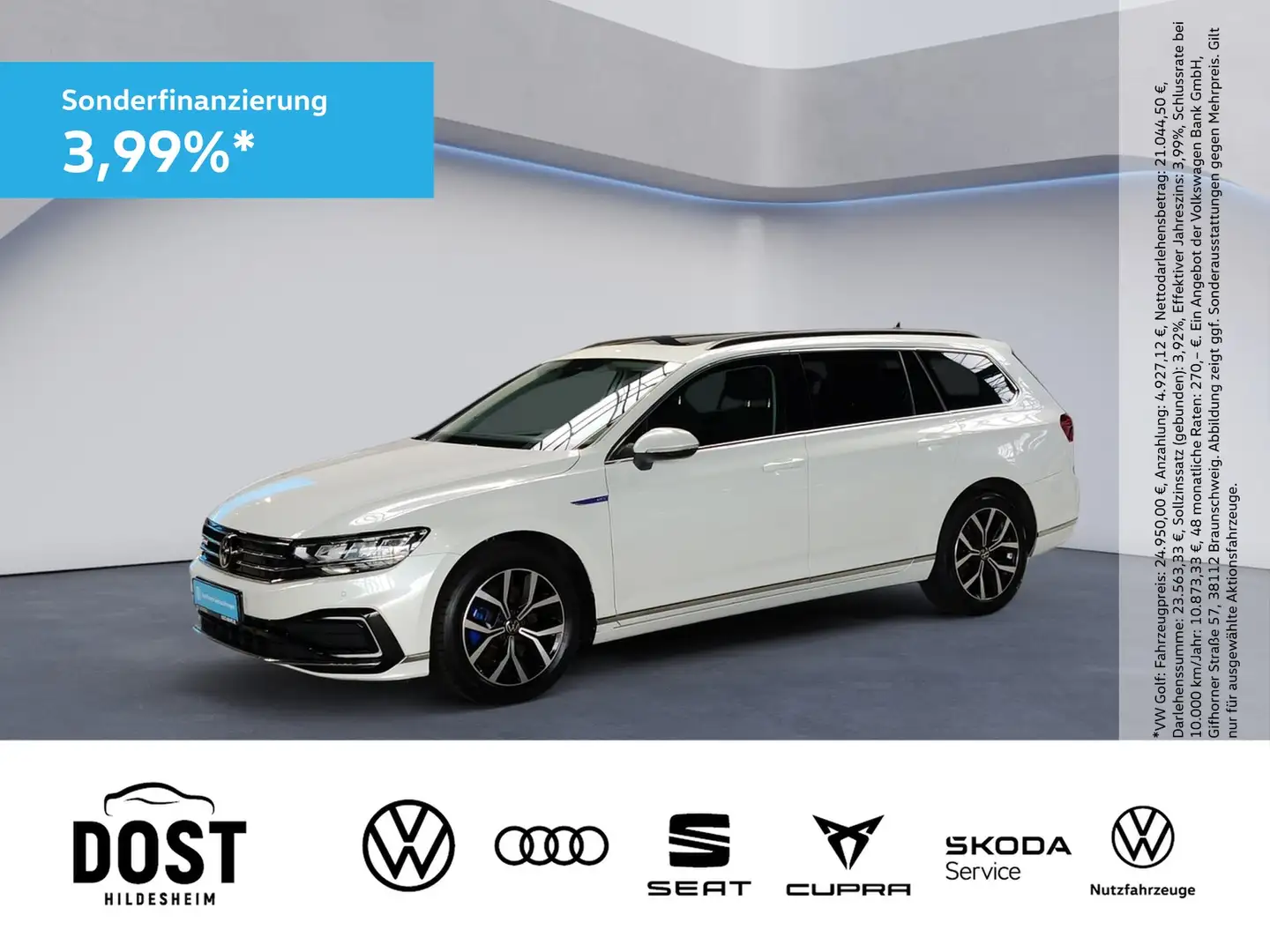 Volkswagen Passat Variant 1.4 TSI GTE DSG AHK+LED+NAVI+PANO Weiß - 1