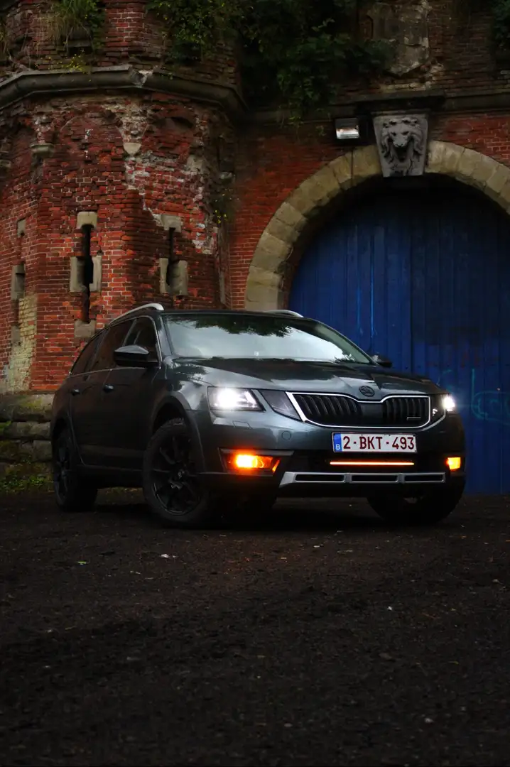 Skoda Octavia Combi 1.8 TSI 4x4 DSG Scout Grijs - 1