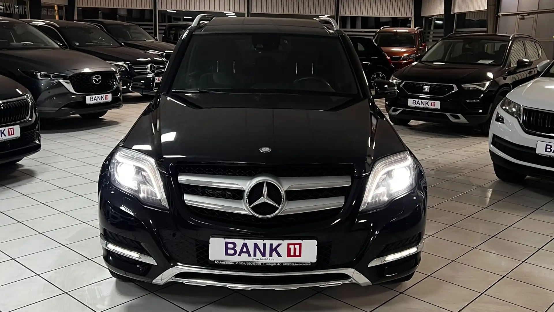 Mercedes-Benz GLK 350 CDI 4Matic TÜV&Garantie Pano*AMG-Line Schwarz - 1