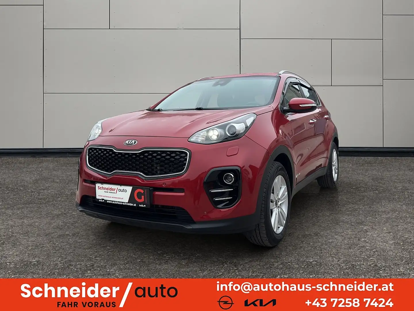 Kia Sportage 2,0 CRDI AWD Gold Aut. Rot - 1
