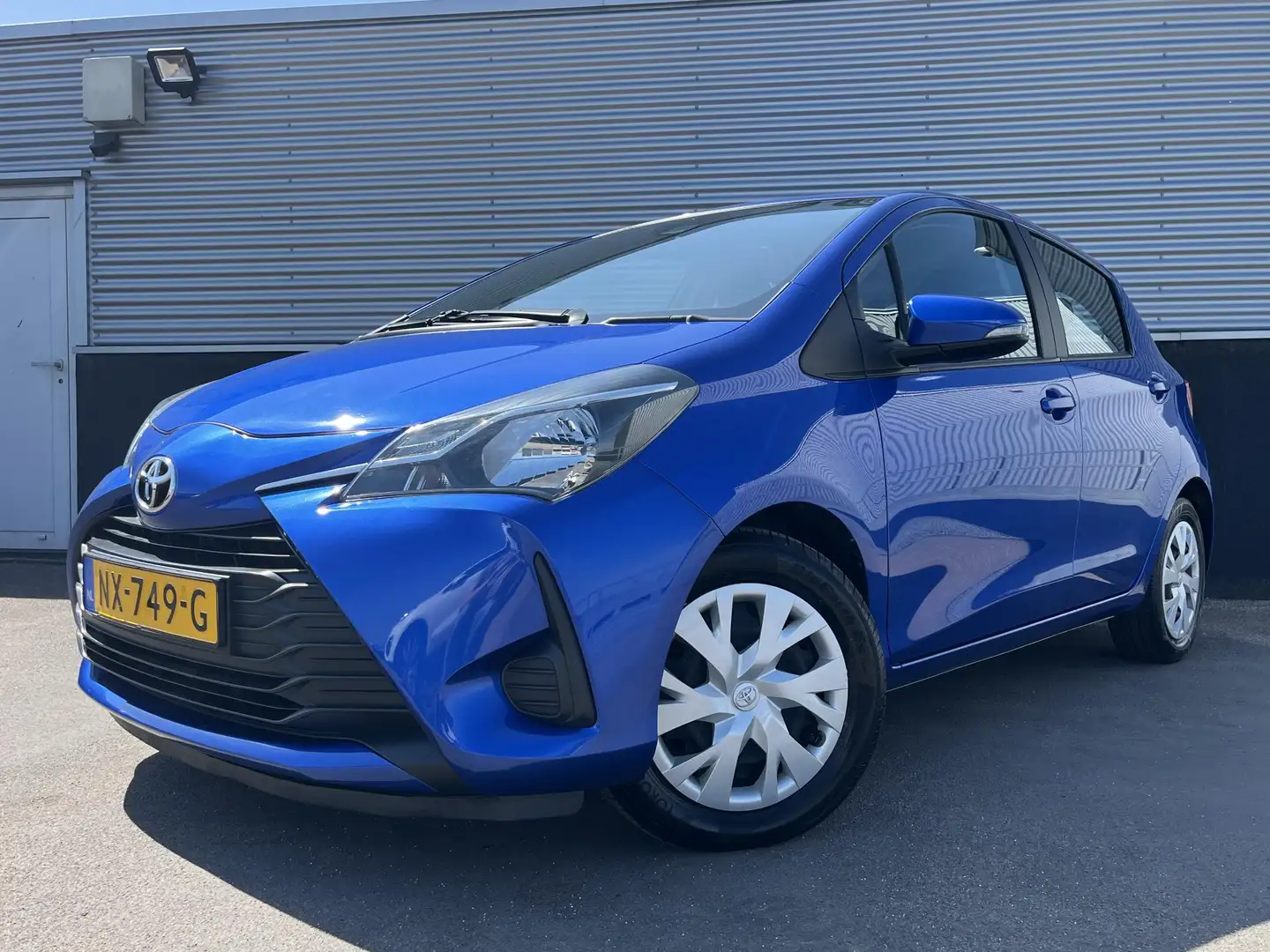 Toyota Yaris 1.0 VVT-i Comfort Airco, Bluetooth, Volledig deale Blu/Azzurro - 2